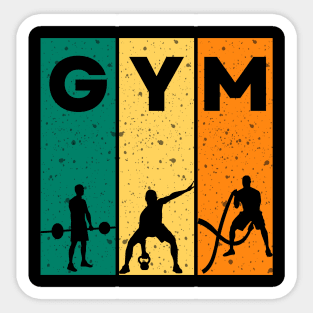 gym bodybuilding motivation Sticker